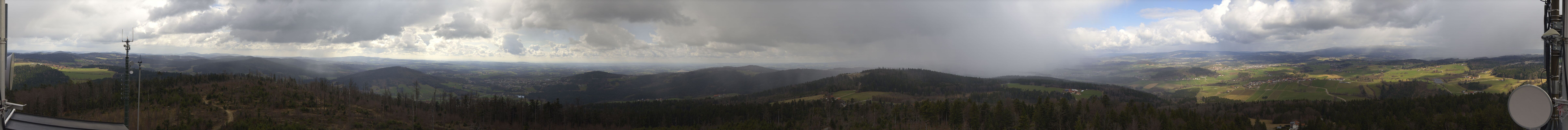 Archiv Foto Webcam Aussichtsturm Oberfrauenwald Waldkirchen