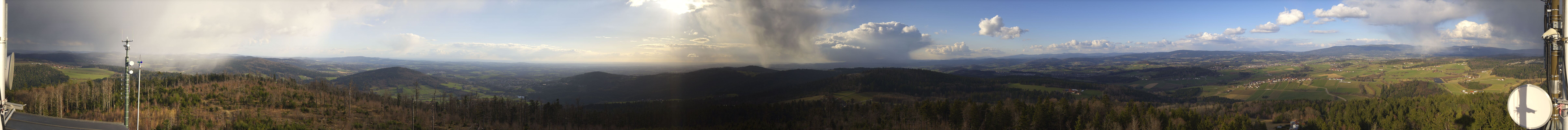 Archiv Foto Webcam Aussichtsturm Oberfrauenwald Waldkirchen