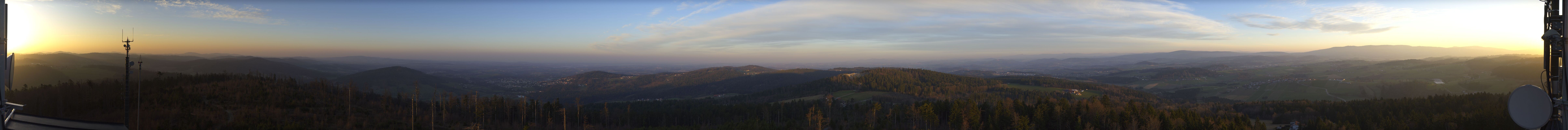 Archiv Foto Webcam Aussichtsturm Oberfrauenwald Waldkirchen