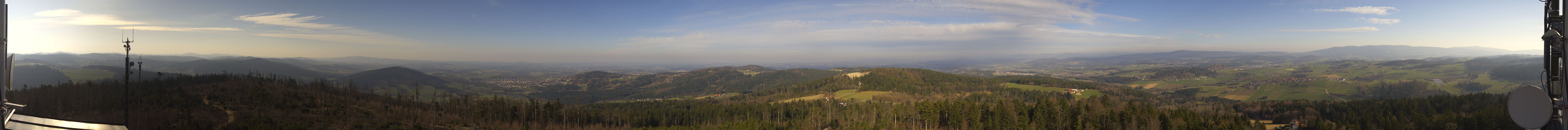 Archiv Foto Webcam Aussichtsturm Oberfrauenwald Waldkirchen