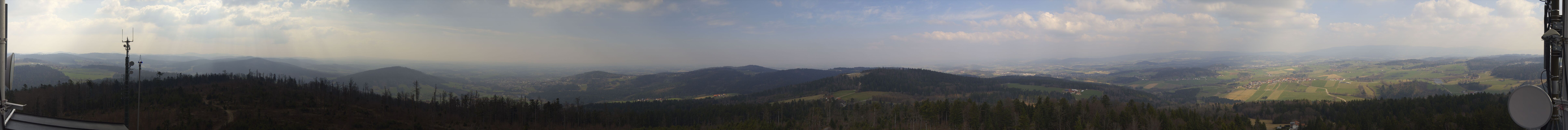 Archiv Foto Webcam Aussichtsturm Oberfrauenwald Waldkirchen