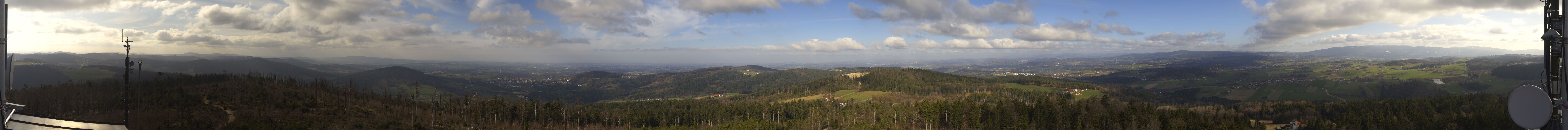 Archiv Foto Webcam Aussichtsturm Oberfrauenwald Waldkirchen
