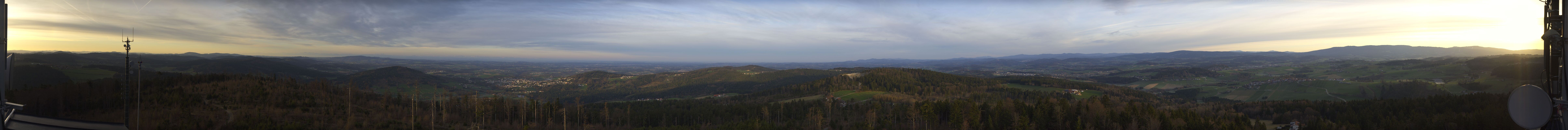 Archiv Foto Webcam Aussichtsturm Oberfrauenwald Waldkirchen