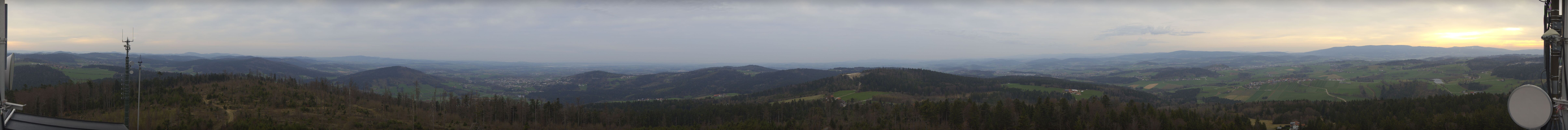 Archiv Foto Webcam Aussichtsturm Oberfrauenwald Waldkirchen