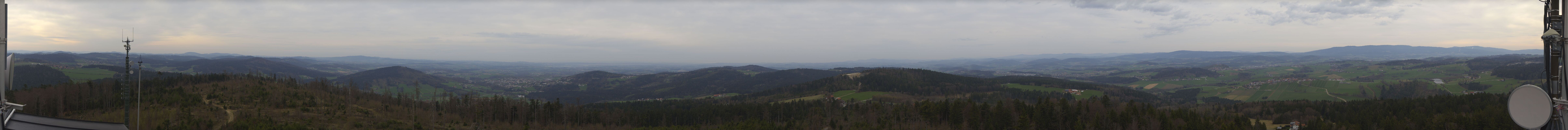 Archiv Foto Webcam Aussichtsturm Oberfrauenwald Waldkirchen