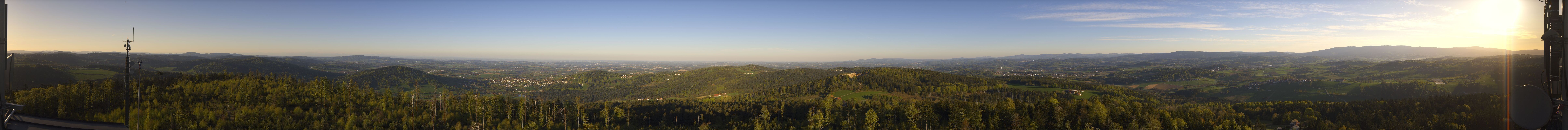 Archiv Foto Webcam Aussichtsturm Oberfrauenwald Waldkirchen