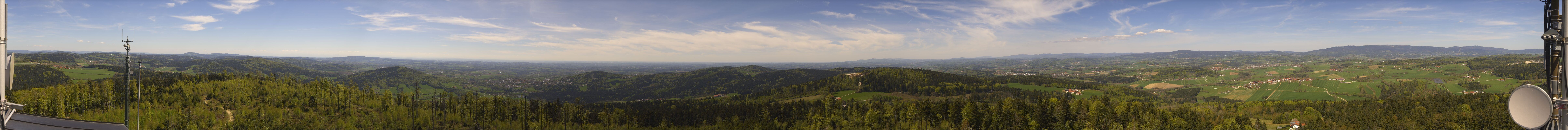 Archiv Foto Webcam Aussichtsturm Oberfrauenwald Waldkirchen