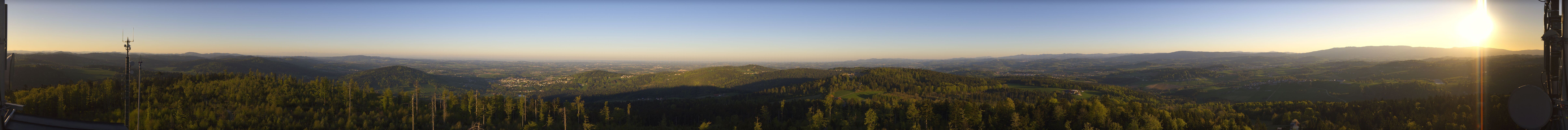 Archiv Foto Webcam Aussichtsturm Oberfrauenwald Waldkirchen
