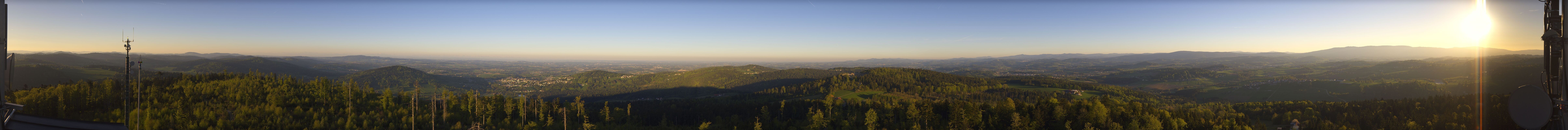 Archiv Foto Webcam Aussichtsturm Oberfrauenwald Waldkirchen