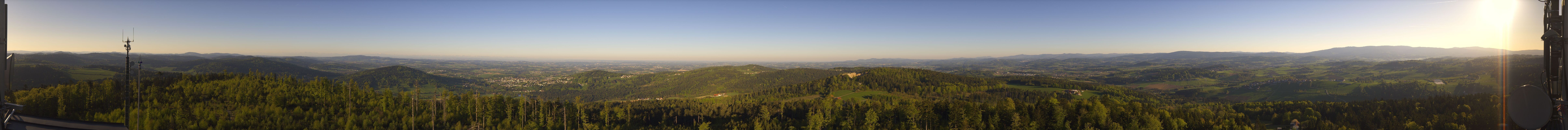 Archiv Foto Webcam Aussichtsturm Oberfrauenwald Waldkirchen