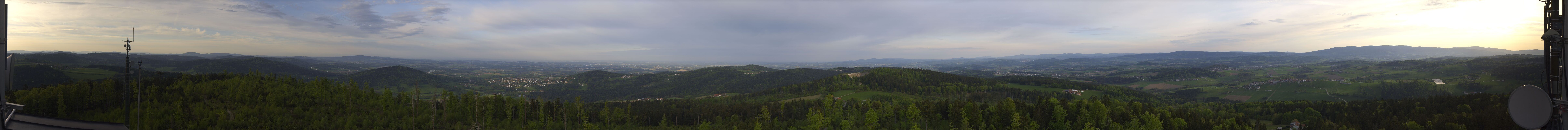 Archiv Foto Webcam Aussichtsturm Oberfrauenwald Waldkirchen