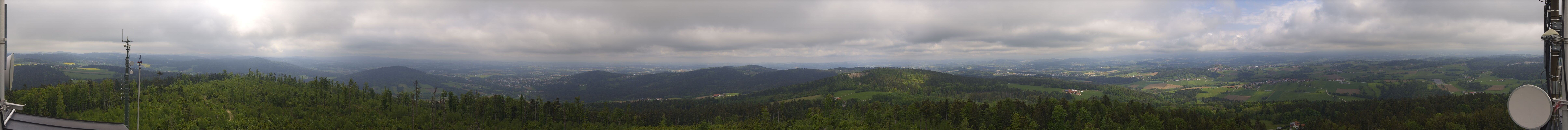 Archiv Foto Webcam Aussichtsturm Oberfrauenwald Waldkirchen