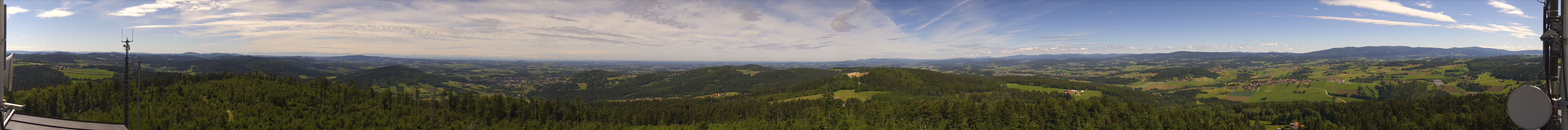Archiv Foto Webcam Aussichtsturm Oberfrauenwald Waldkirchen