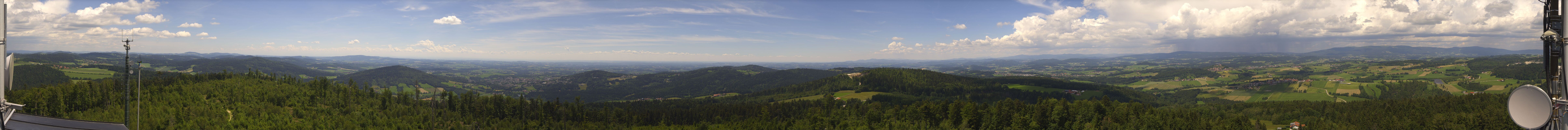 Archiv Foto Webcam Aussichtsturm Oberfrauenwald Waldkirchen