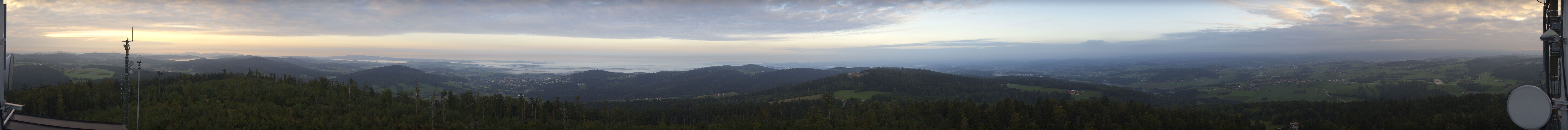 Archiv Foto Webcam Aussichtsturm Oberfrauenwald Waldkirchen