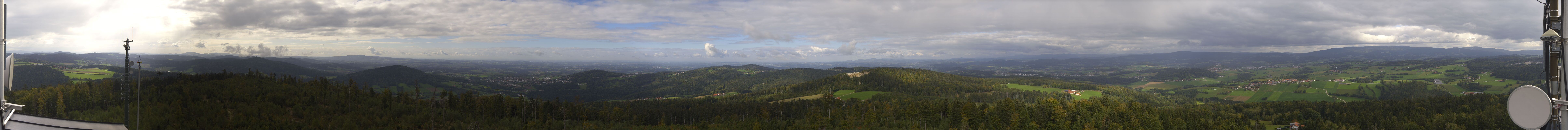 Archiv Foto Webcam Aussichtsturm Oberfrauenwald Waldkirchen