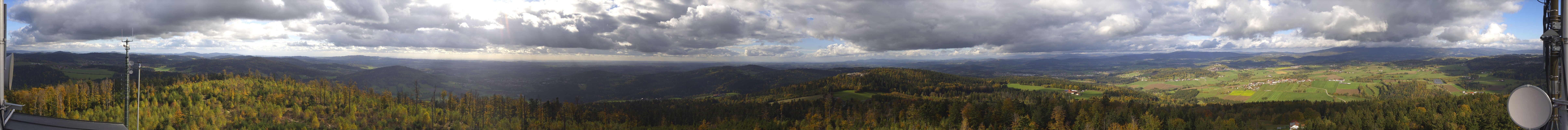 Archiv Foto Webcam Aussichtsturm Oberfrauenwald Waldkirchen