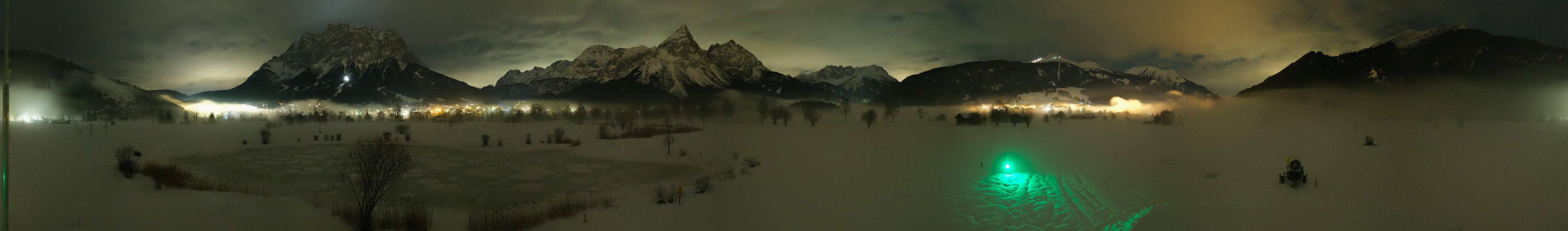 Archived image Webcam Ehrwald-Lermoos: Golf Club Zugspitze