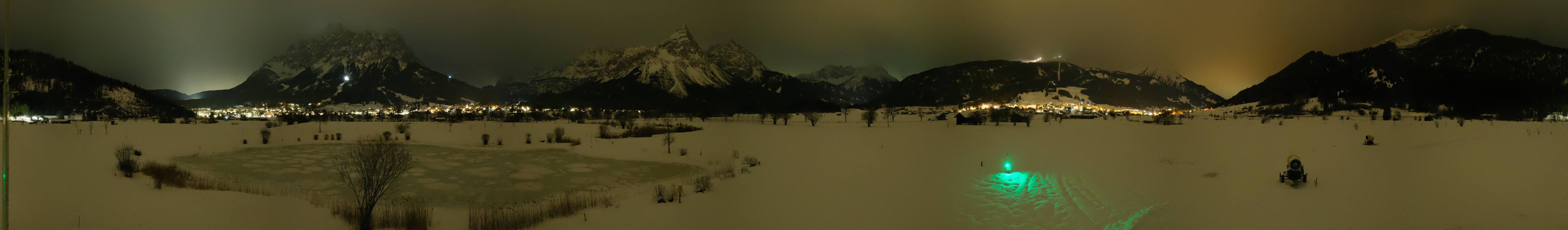 Archived image Webcam Ehrwald-Lermoos: Golf Club Zugspitze