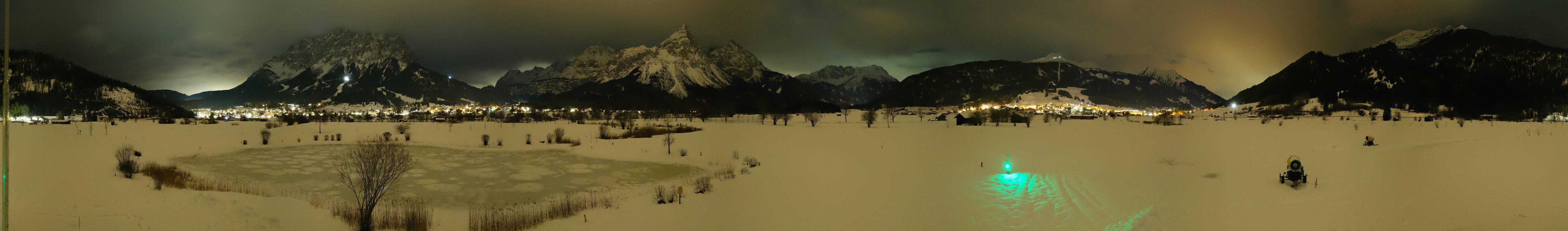 Archived image Webcam Ehrwald-Lermoos: Golf Club Zugspitze