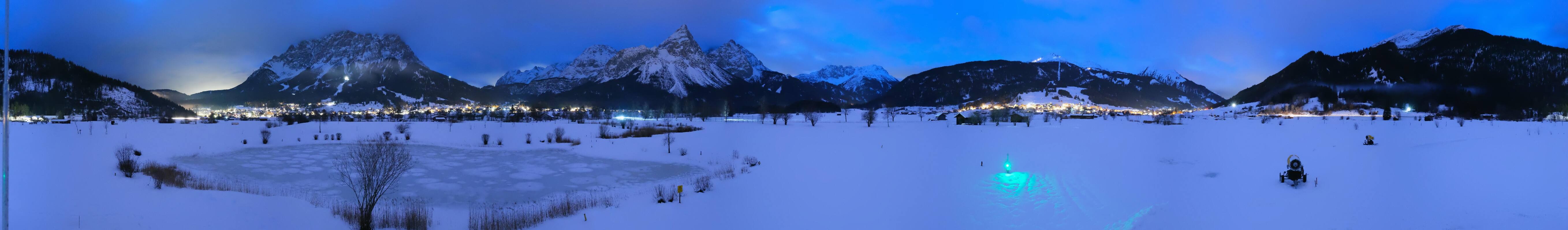 Archived image Webcam Ehrwald-Lermoos: Golf Club Zugspitze