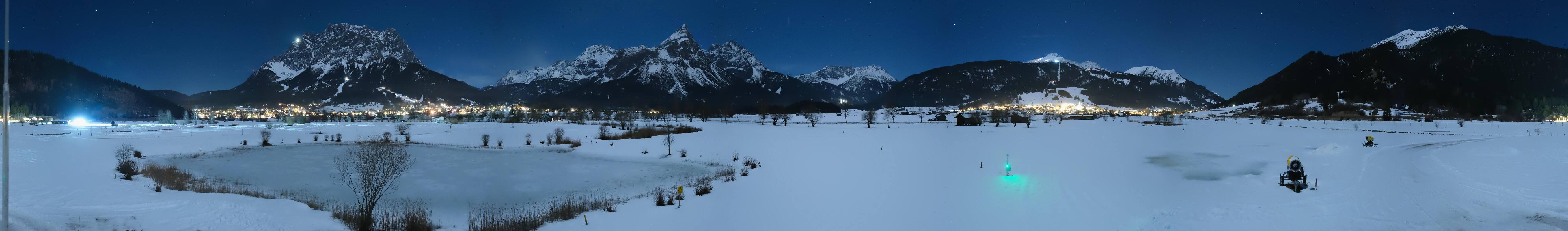 Archived image Webcam Ehrwald-Lermoos: Golf Club Zugspitze