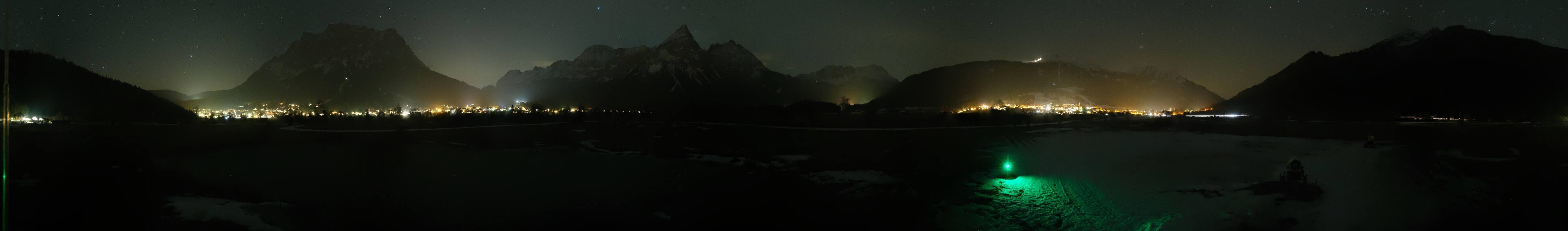 Archived image Webcam Ehrwald-Lermoos: Golf Club Zugspitze