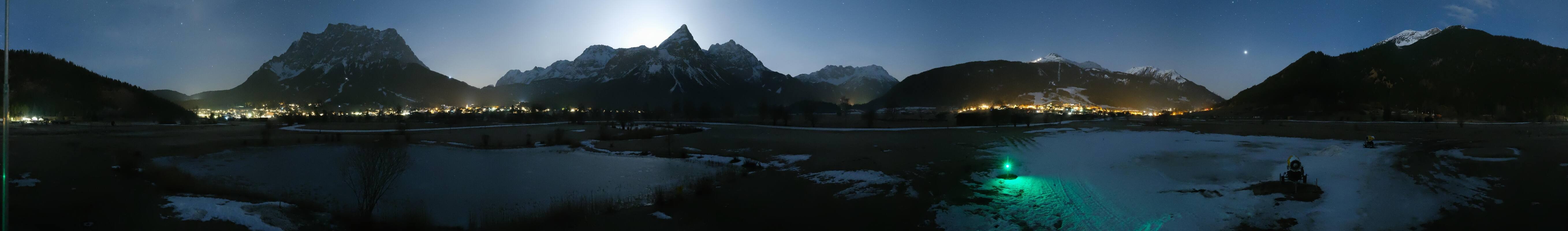 Archived image Webcam Ehrwald-Lermoos: Golf Club Zugspitze