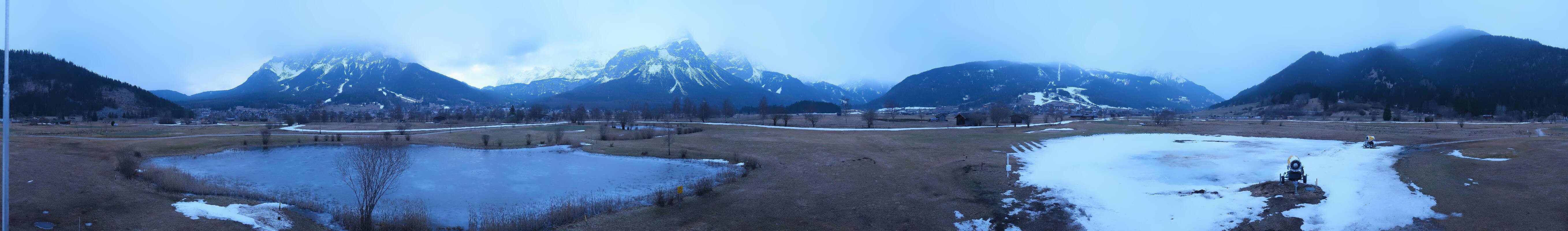 Archiv Foto Webcam Golfclub Zugspitze-Tirol Ehrwald-Lermoos
