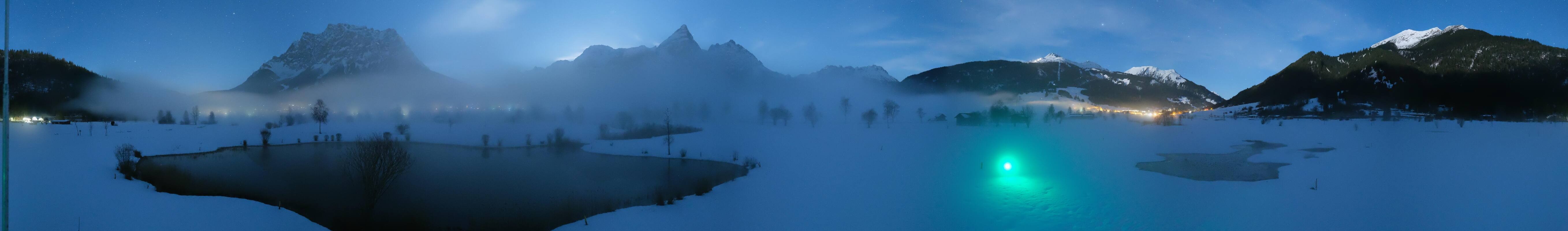 Archived image Webcam Ehrwald-Lermoos: Golf Club Zugspitze