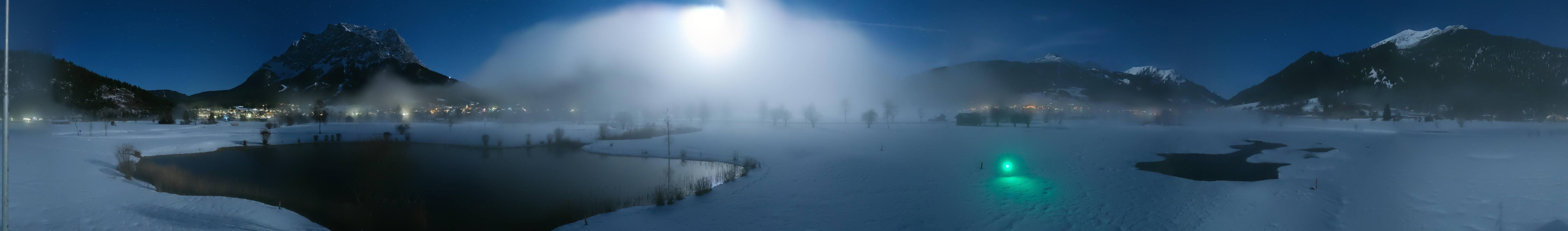 Archived image Webcam Ehrwald-Lermoos: Golf Club Zugspitze