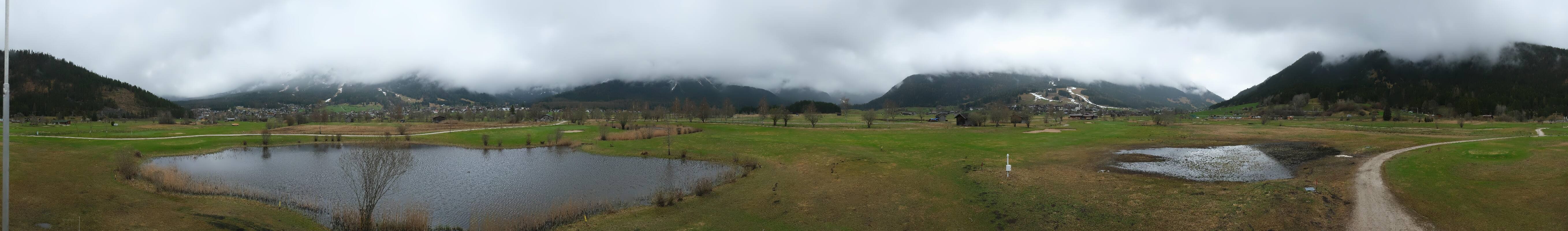 Archived image Webcam Ehrwald-Lermoos: Golf Club Zugspitze