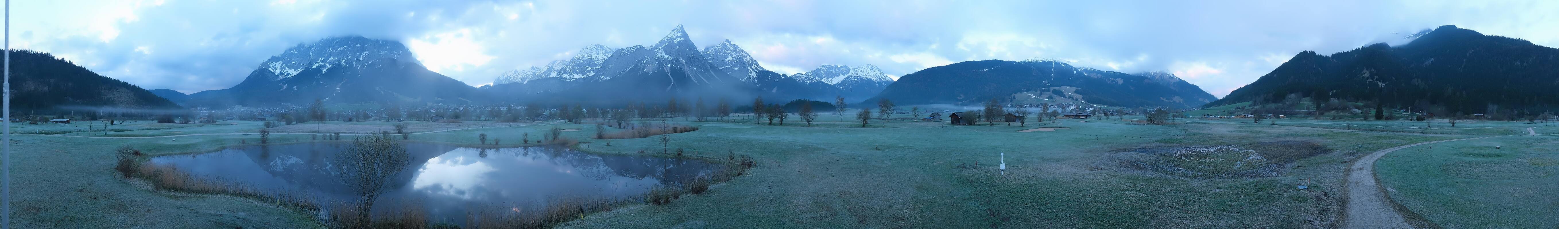 Archiv Foto Webcam Golfclub Zugspitze-Tirol Ehrwald-Lermoos