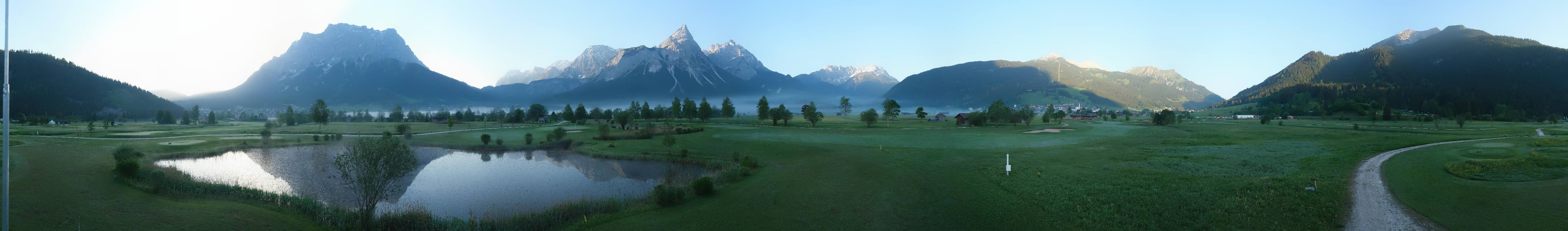 Archiv Foto Webcam Golfclub Zugspitze-Tirol Ehrwald-Lermoos