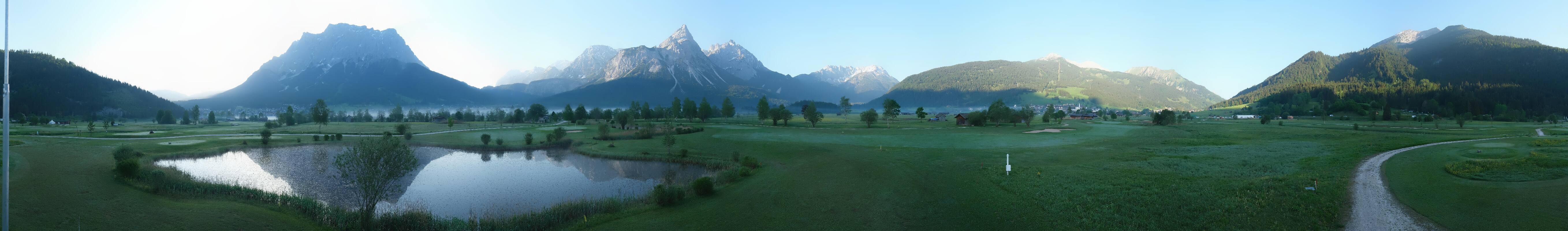 Archiv Foto Webcam Golfclub Zugspitze-Tirol Ehrwald-Lermoos
