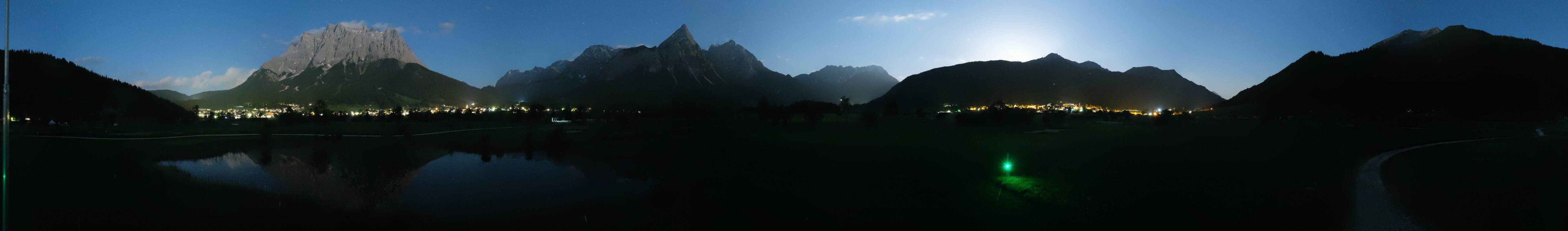 Archived image Webcam Ehrwald-Lermoos: Golf Club Zugspitze
