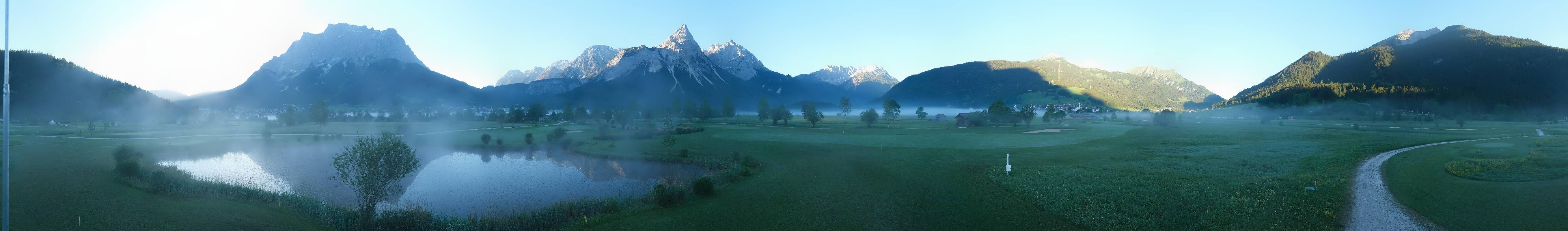 Archiv Foto Webcam Golfclub Zugspitze-Tirol Ehrwald-Lermoos