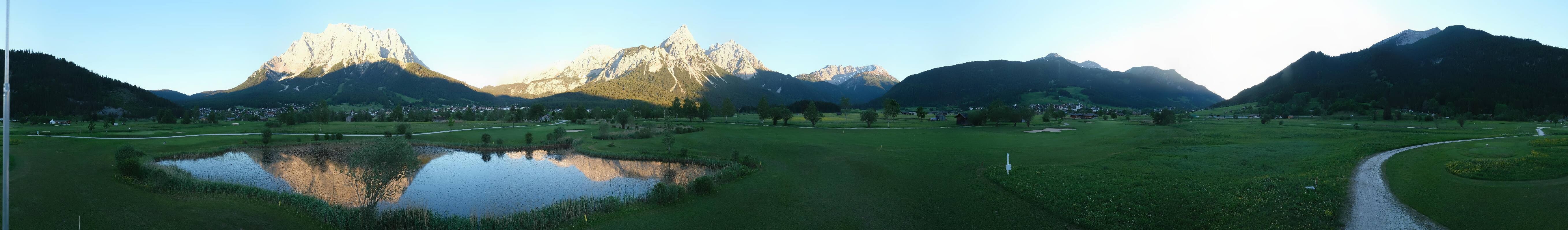 Archiv Foto Webcam Golfclub Zugspitze-Tirol Ehrwald-Lermoos