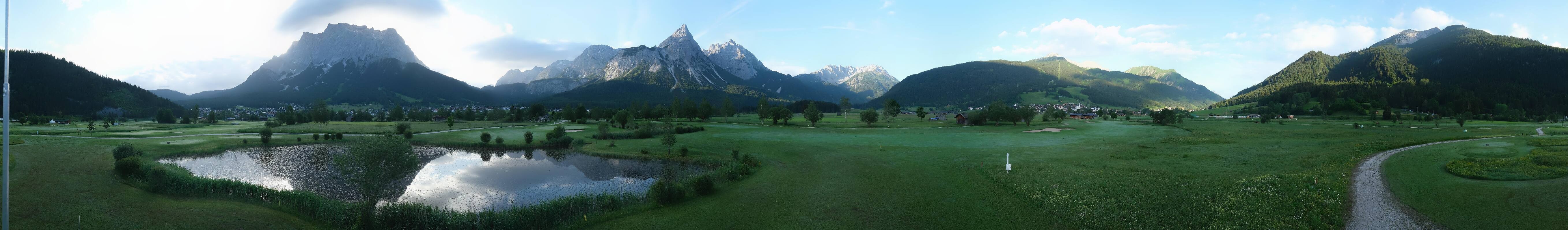 Archiv Foto Webcam Golfclub Zugspitze-Tirol Ehrwald-Lermoos