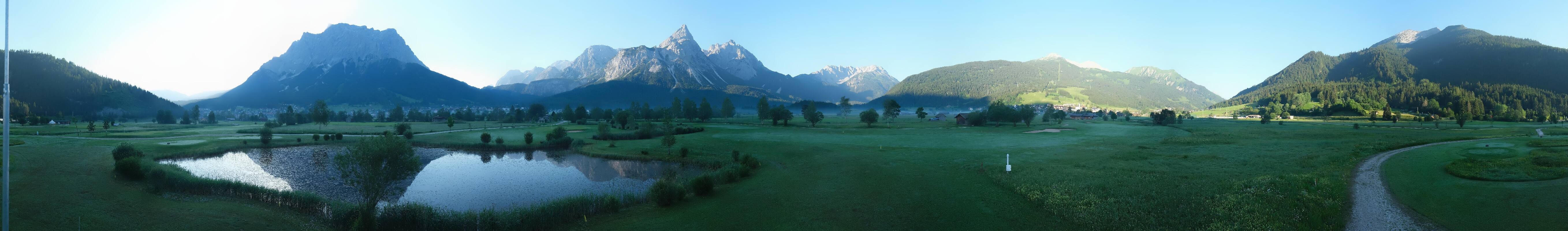 Archiv Foto Webcam Golfclub Zugspitze-Tirol Ehrwald-Lermoos