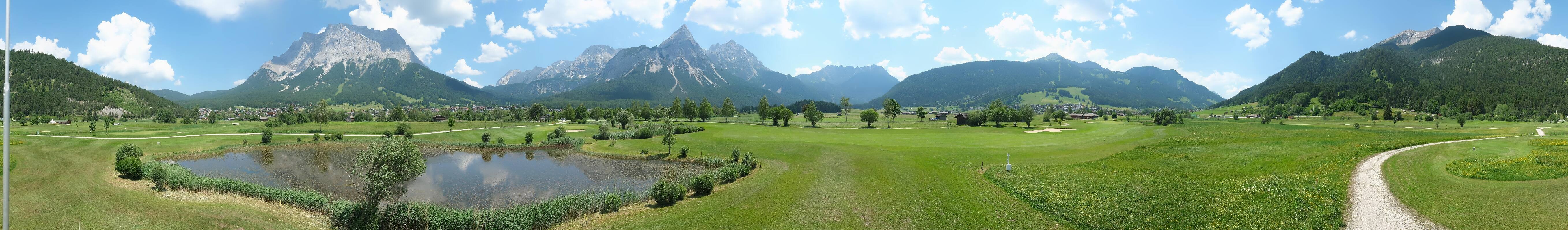 Archiv Foto Webcam Golfclub Zugspitze-Tirol Ehrwald-Lermoos