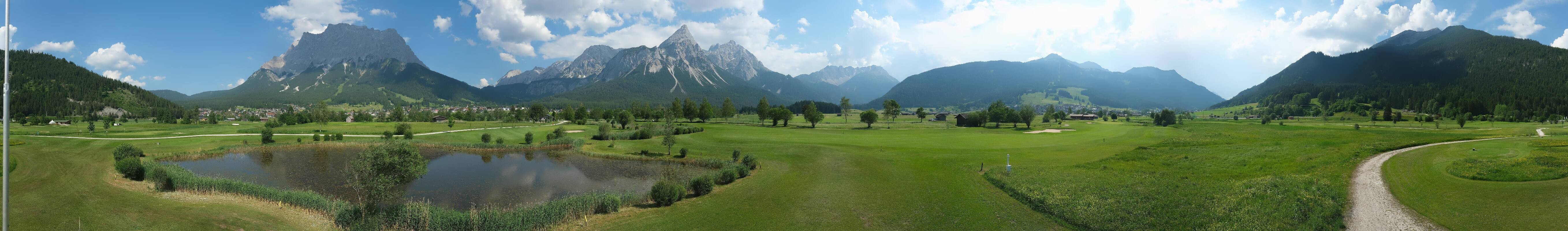 Archiv Foto Webcam Golfclub Zugspitze-Tirol Ehrwald-Lermoos