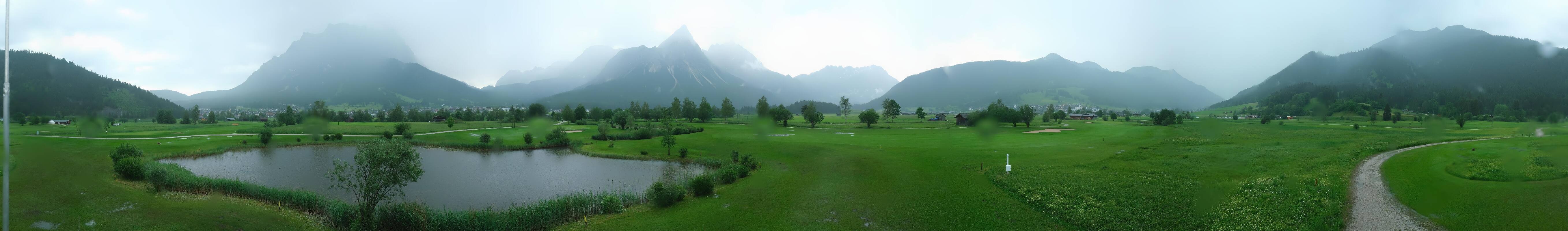 Archived image Webcam Ehrwald-Lermoos: Golf Club Zugspitze