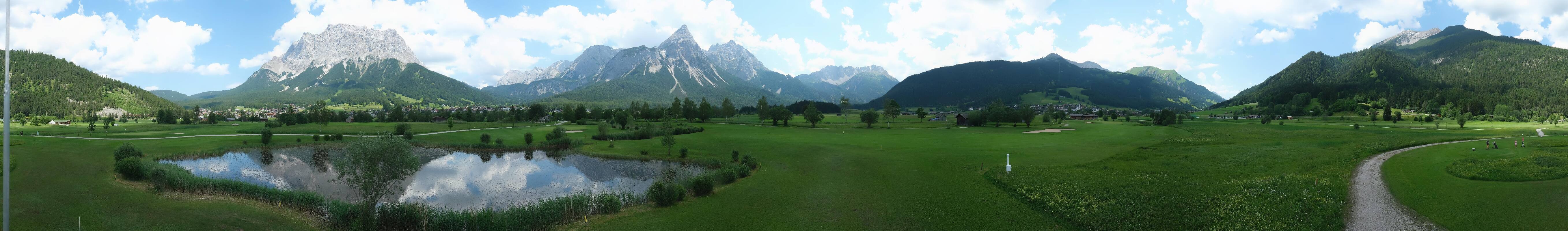 Archiv Foto Webcam Golfclub Zugspitze-Tirol Ehrwald-Lermoos