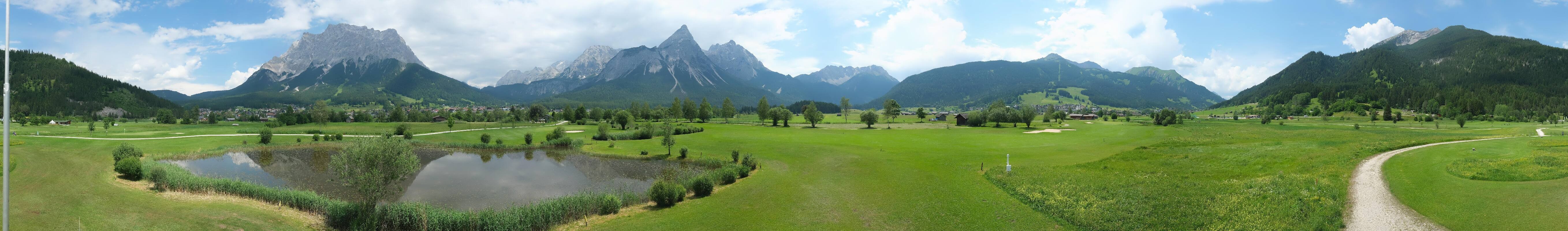 Archiv Foto Webcam Golfclub Zugspitze-Tirol Ehrwald-Lermoos
