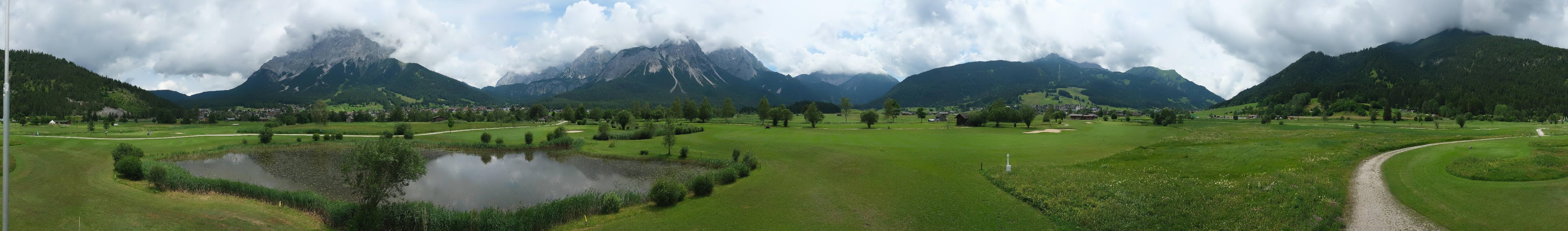 Archiv Foto Webcam Golfclub Zugspitze-Tirol Ehrwald-Lermoos