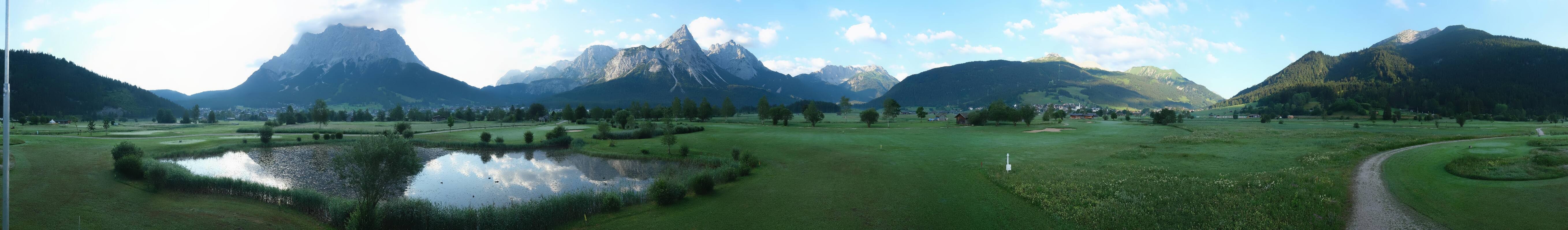 Archiv Foto Webcam Golfclub Zugspitze-Tirol Ehrwald-Lermoos
