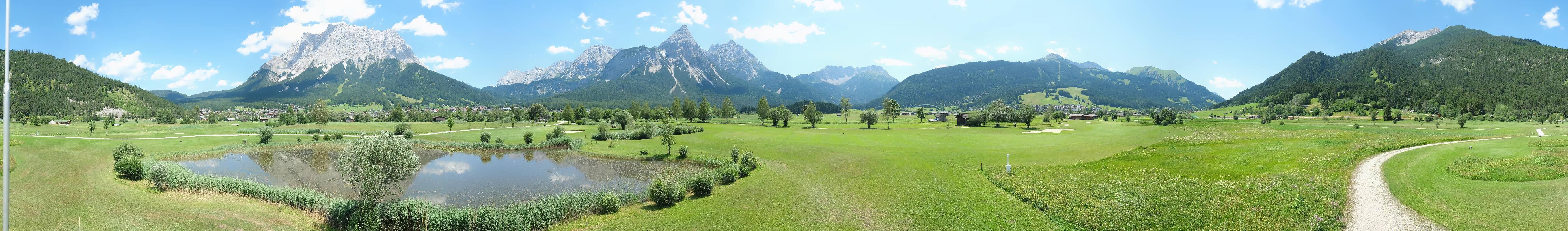 Archiv Foto Webcam Golfclub Zugspitze-Tirol Ehrwald-Lermoos