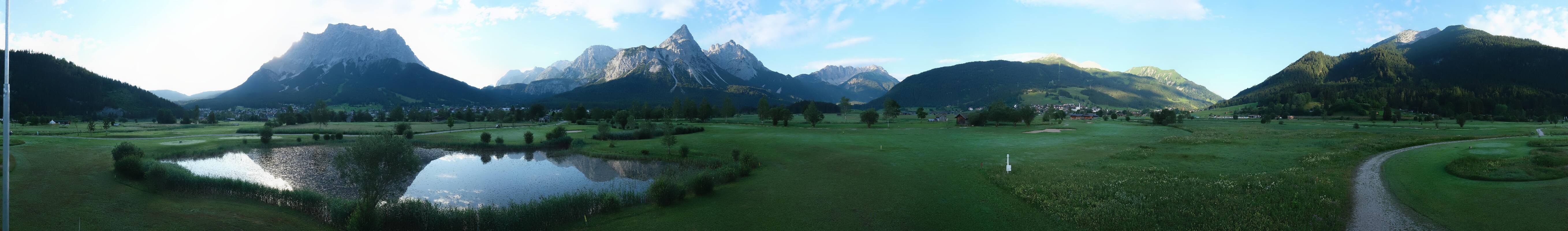 Archiv Foto Webcam Golfclub Zugspitze-Tirol Ehrwald-Lermoos