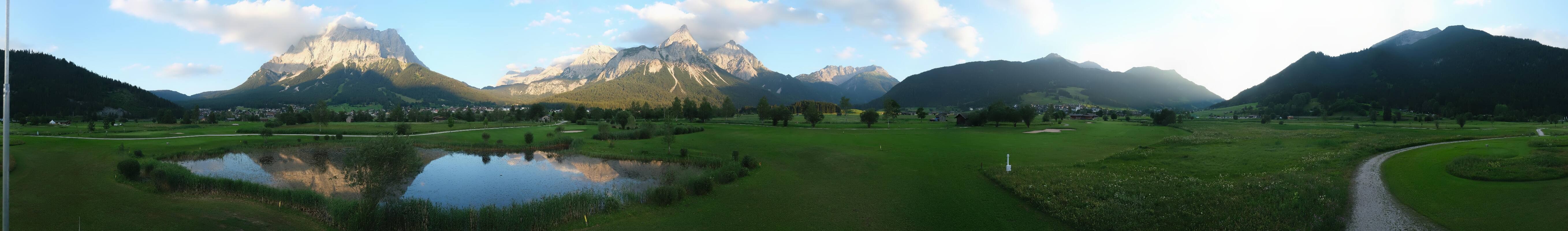 Archiv Foto Webcam Golfclub Zugspitze-Tirol Ehrwald-Lermoos